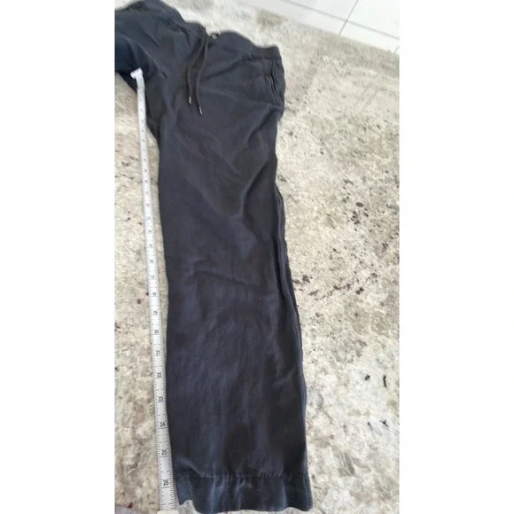 James Perse Gray Drawstring Jogger Pants Size 2 Relaxed Fit - Picture 6 of 7